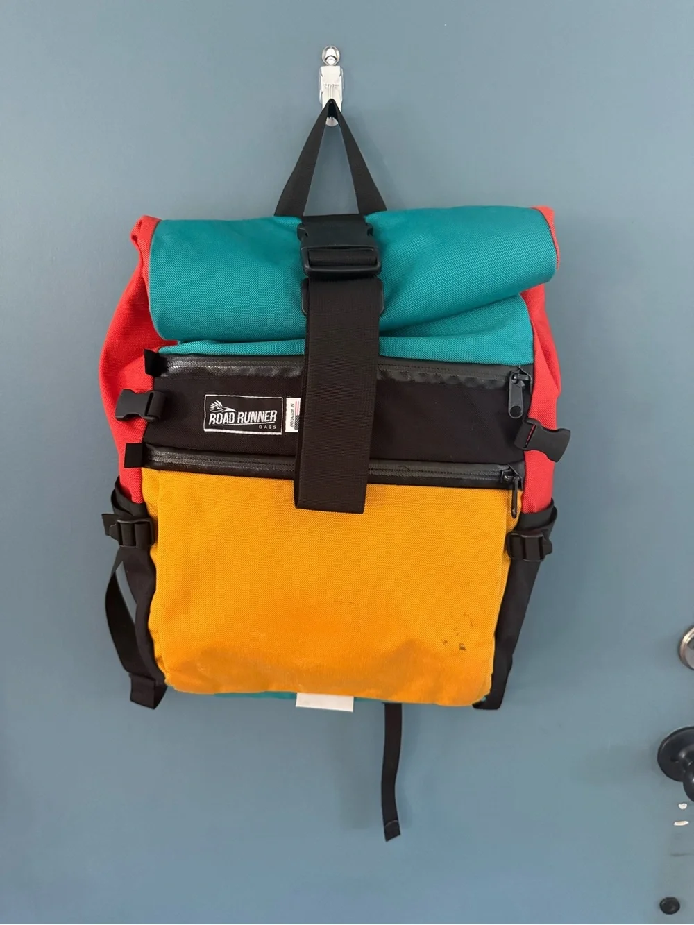 Road Runner 22L Harlequin roll top bag